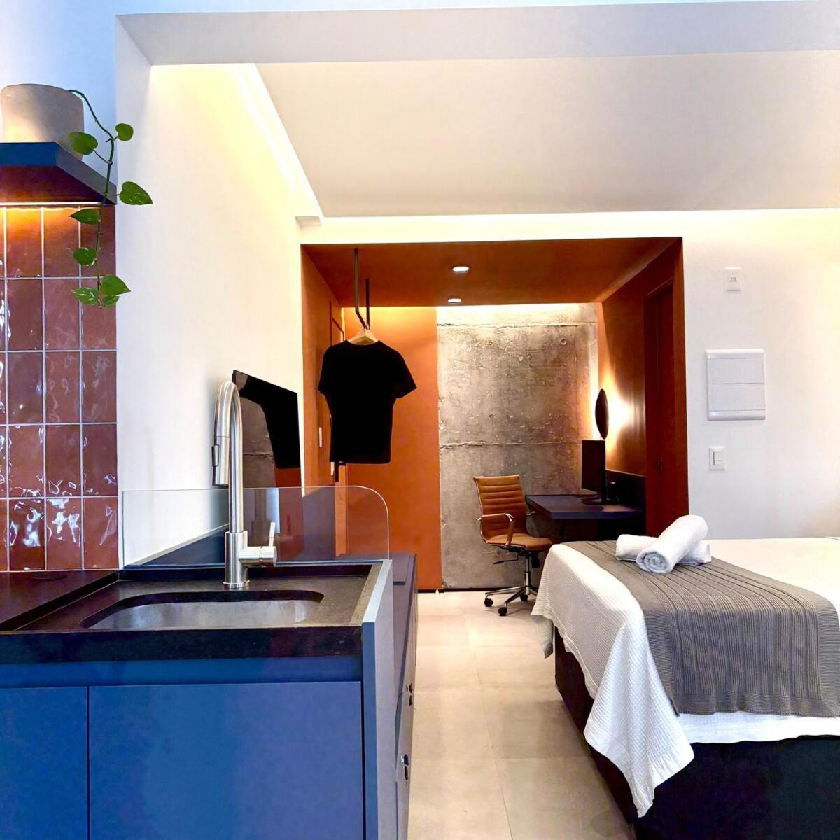 Apartamento Com Estacao De Trabalho E Vista Proximo A Faria Lima E Congonhas Sao Paulo Exterior photo