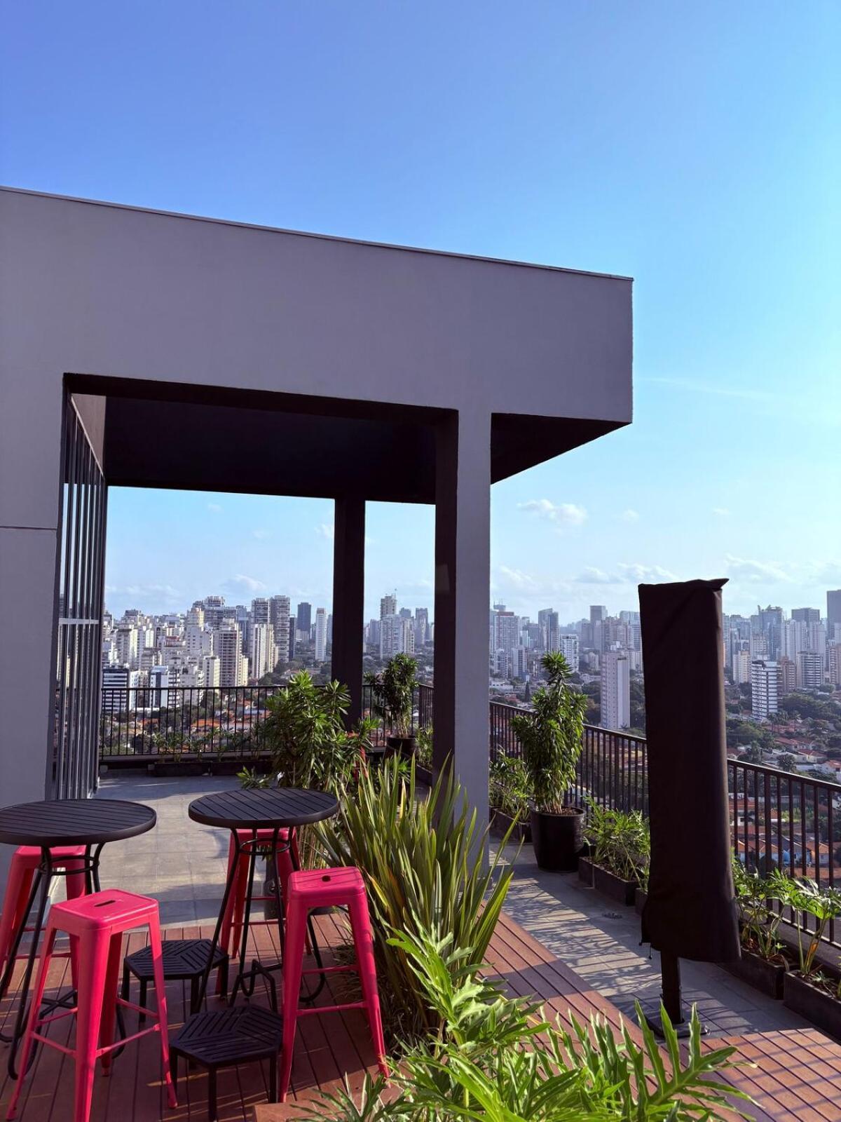 Apartamento Com Estacao De Trabalho E Vista Proximo A Faria Lima E Congonhas Sao Paulo Exterior photo