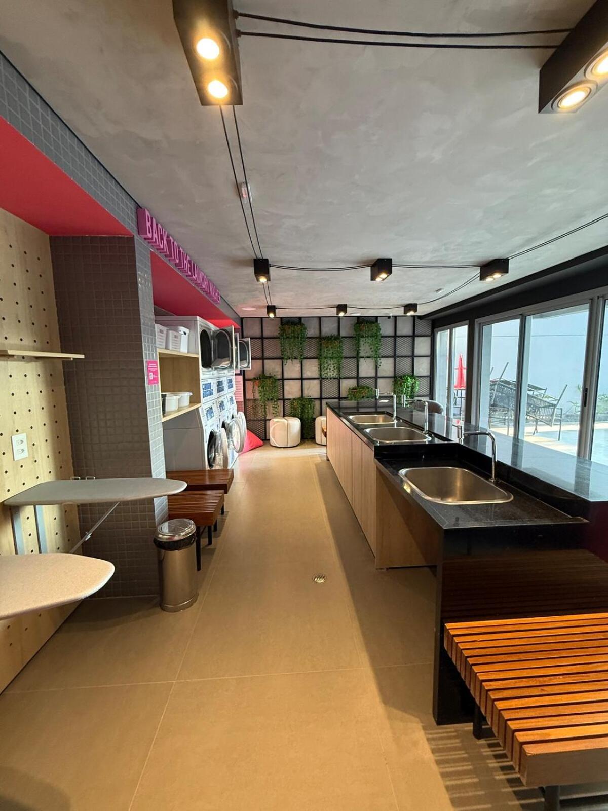 Apartamento Com Estacao De Trabalho E Vista Proximo A Faria Lima E Congonhas Sao Paulo Exterior photo